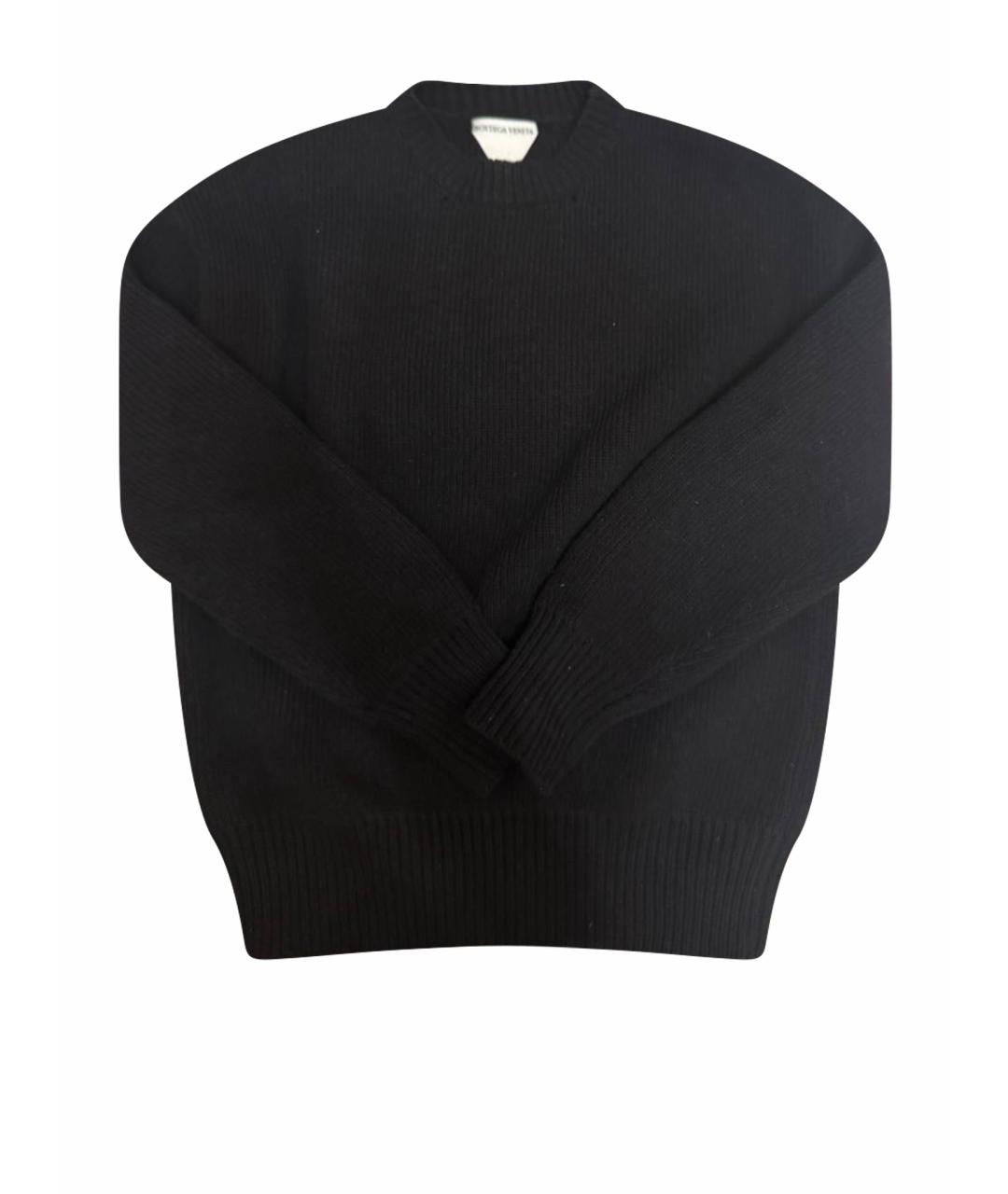 BOTTEGA VENETA Черный шерстяной джемпер / свитер, фото 1
