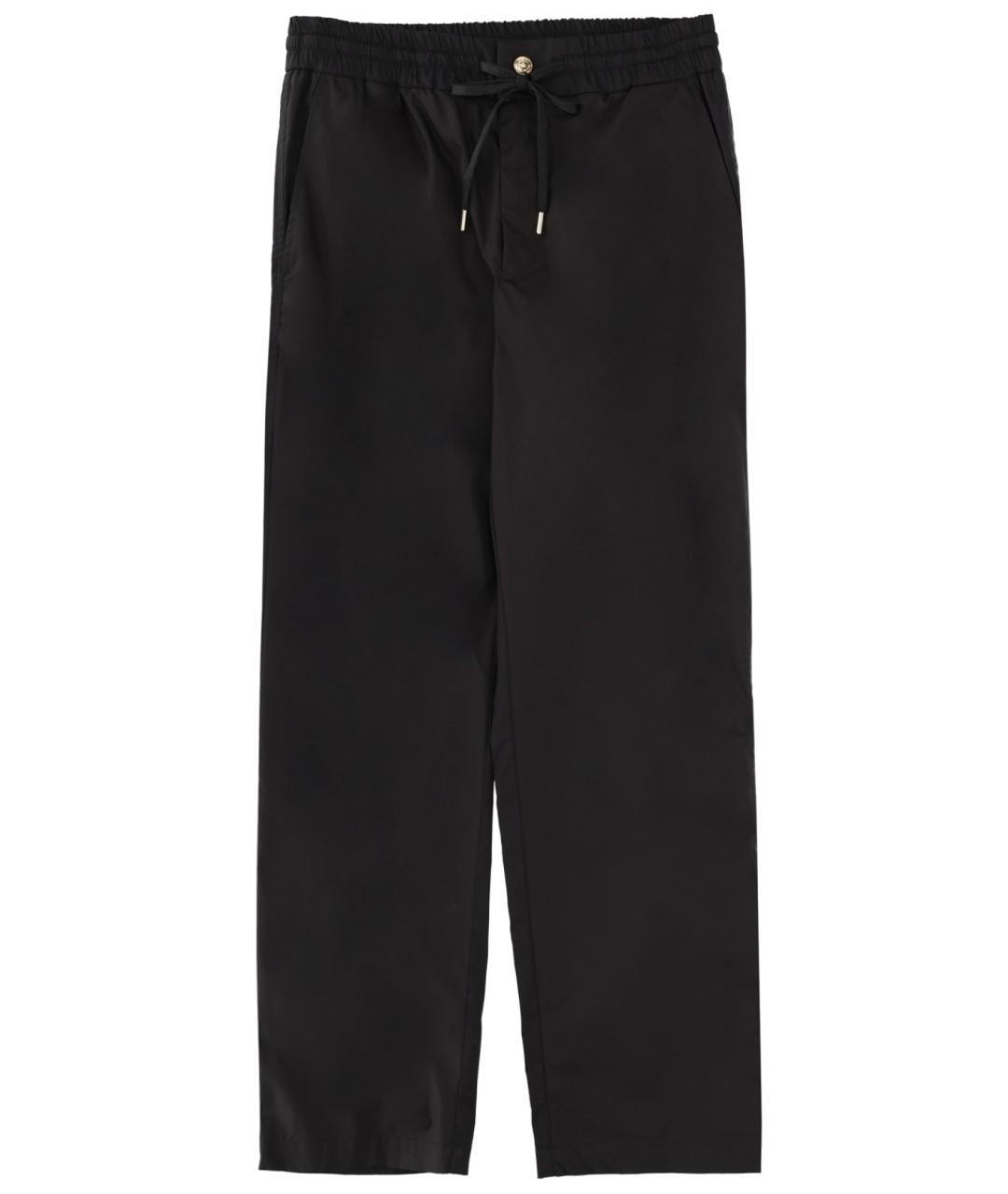 VERSACE JEANS COUTURE Черные хлопковые повседневные брюки, фото 1