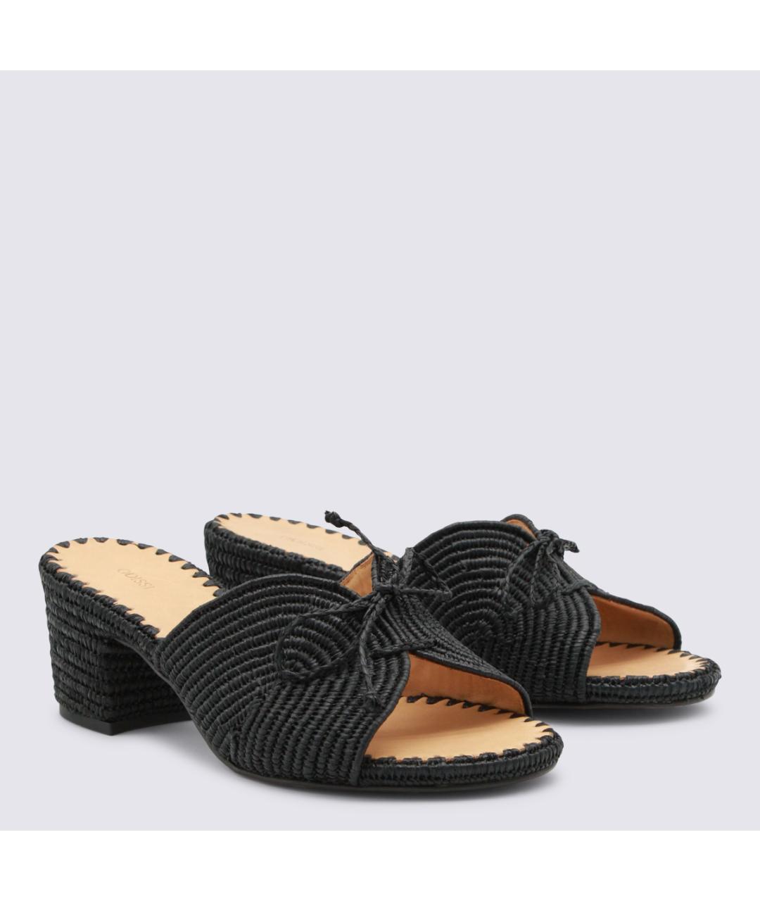 Odissì Черные кожаные сандалии, фото 2