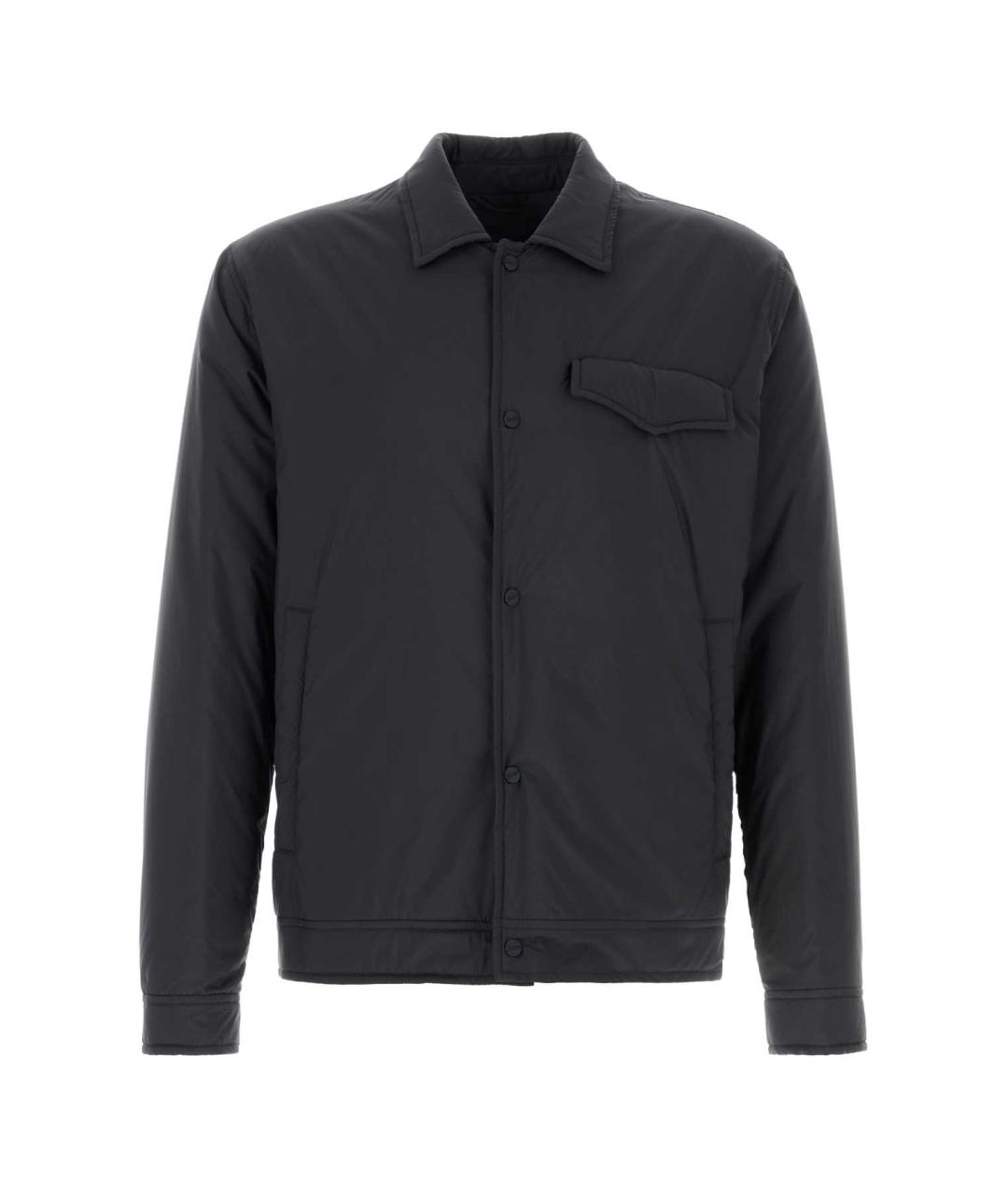 HERNO Темно-синяя полиамидовая куртка, фото 1