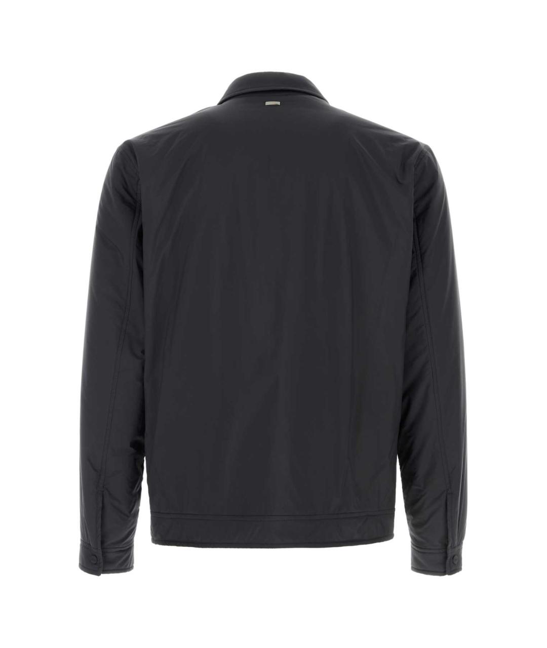 HERNO Темно-синяя полиамидовая куртка, фото 2