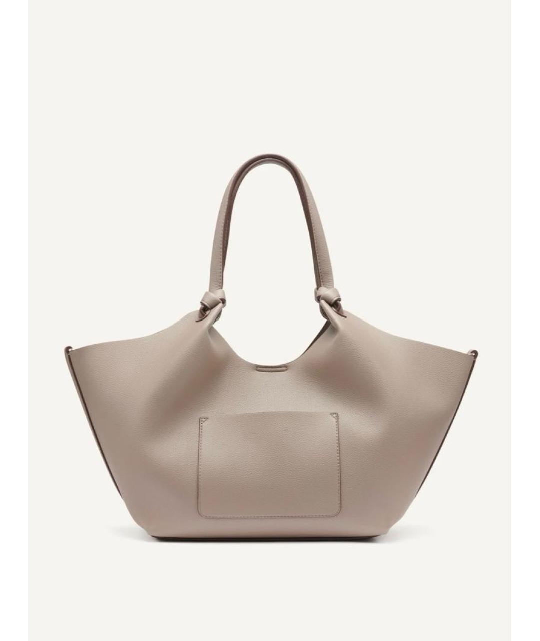 DKNY Бежевая сумка тоут из искусственной кожи, фото 4