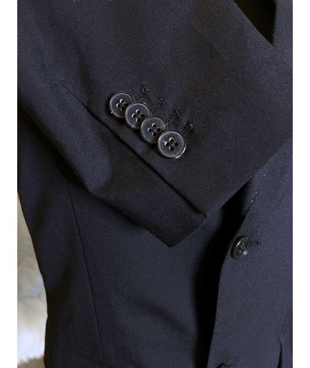 HUGO BOSS Черный шерстяной пиджак, фото 8