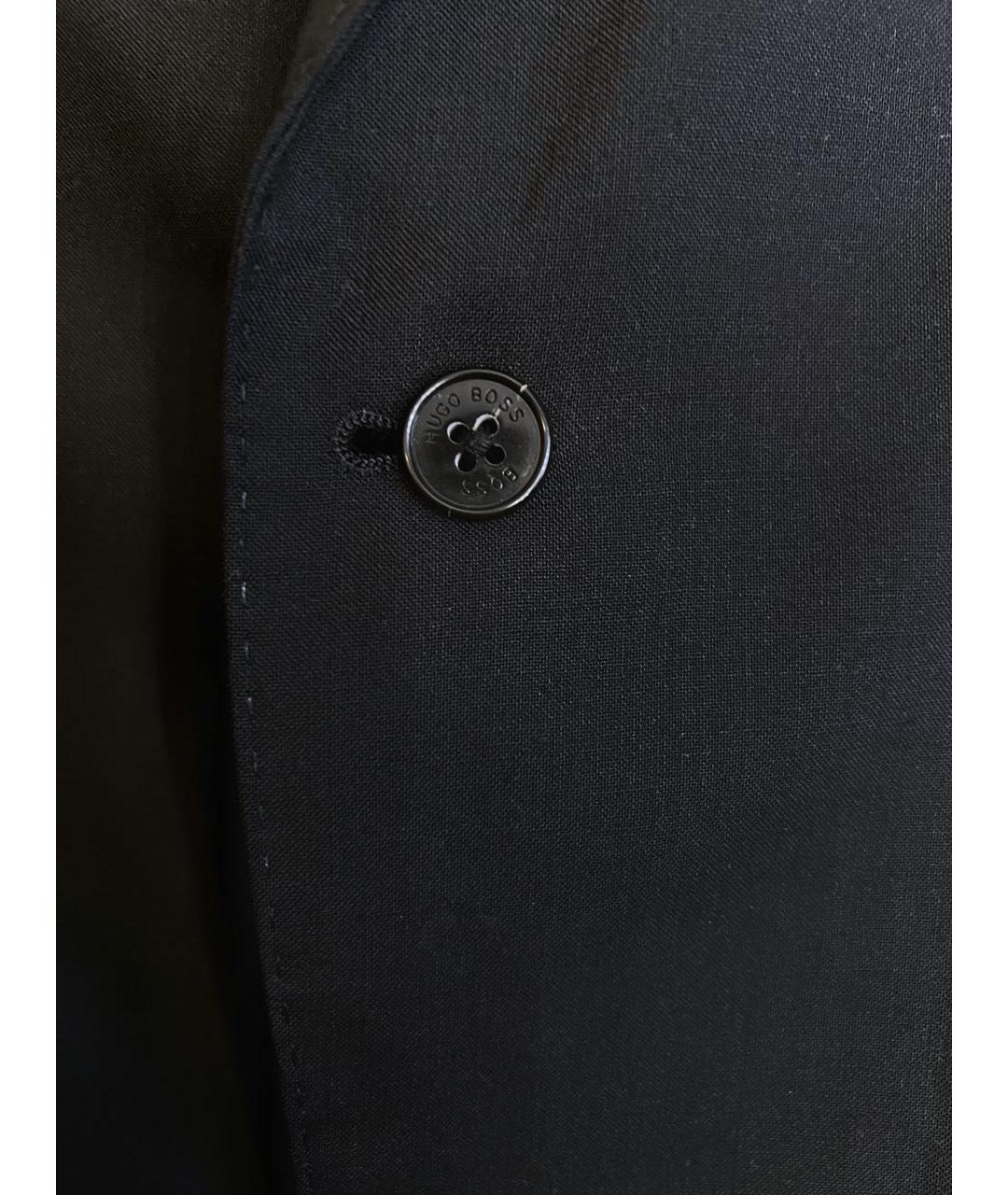 HUGO BOSS Черный шерстяной пиджак, фото 4