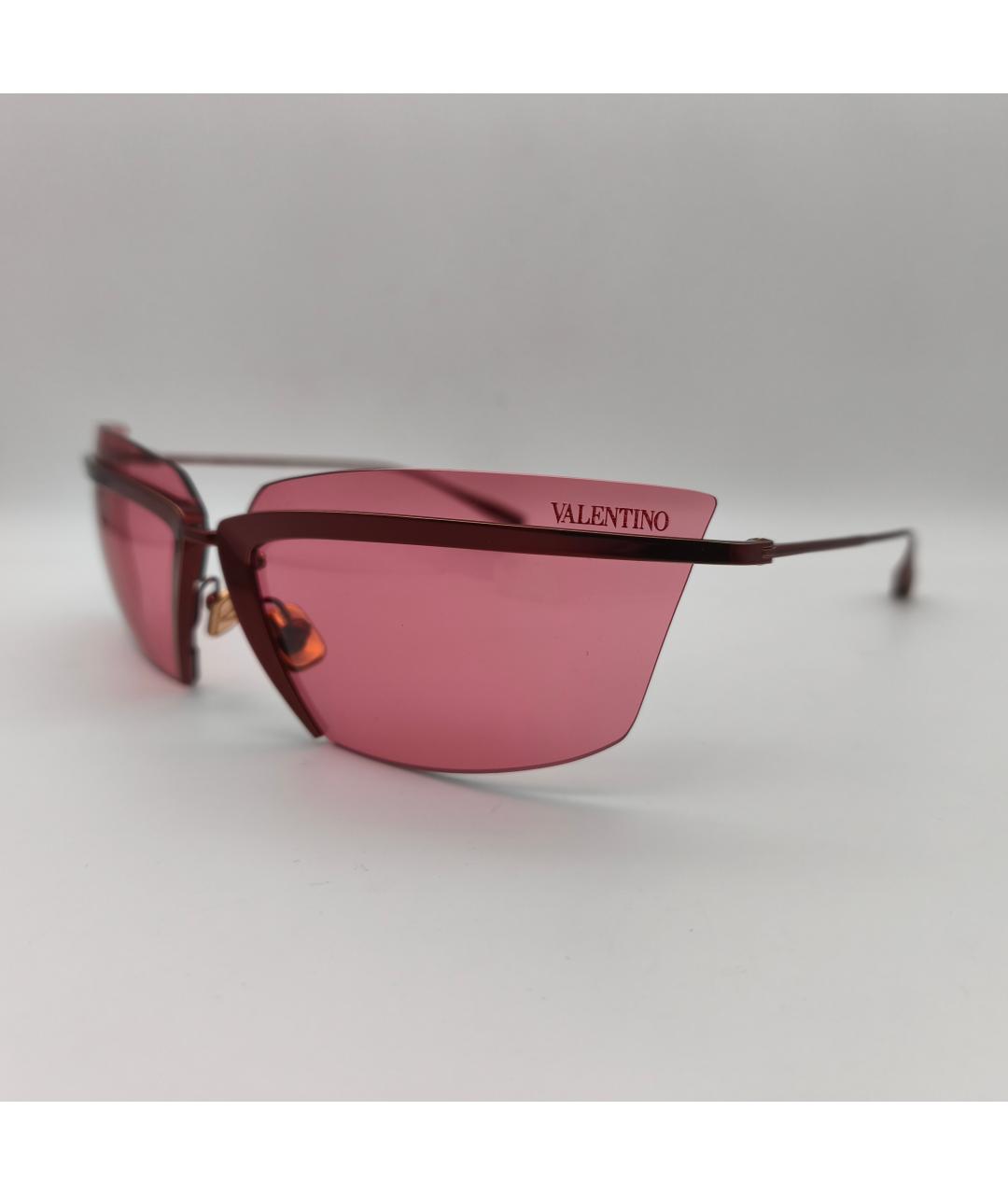 VALENTINO Красные солнцезащитные очки, фото 2