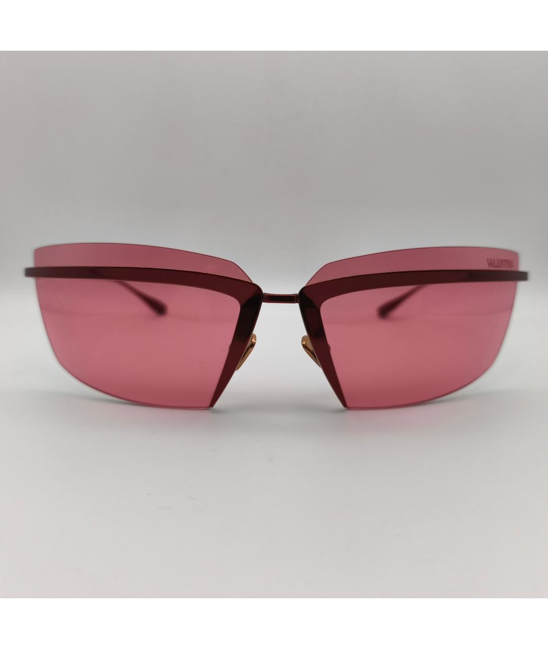 VALENTINO Красные солнцезащитные очки, фото 10