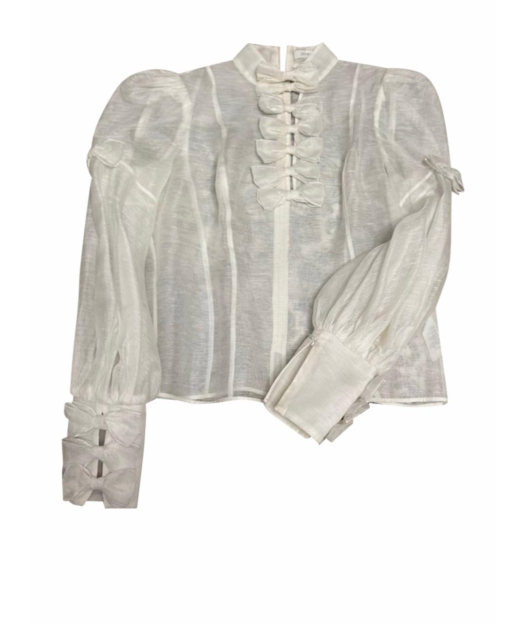 ZIMMERMANN Белая блузы, фото 1