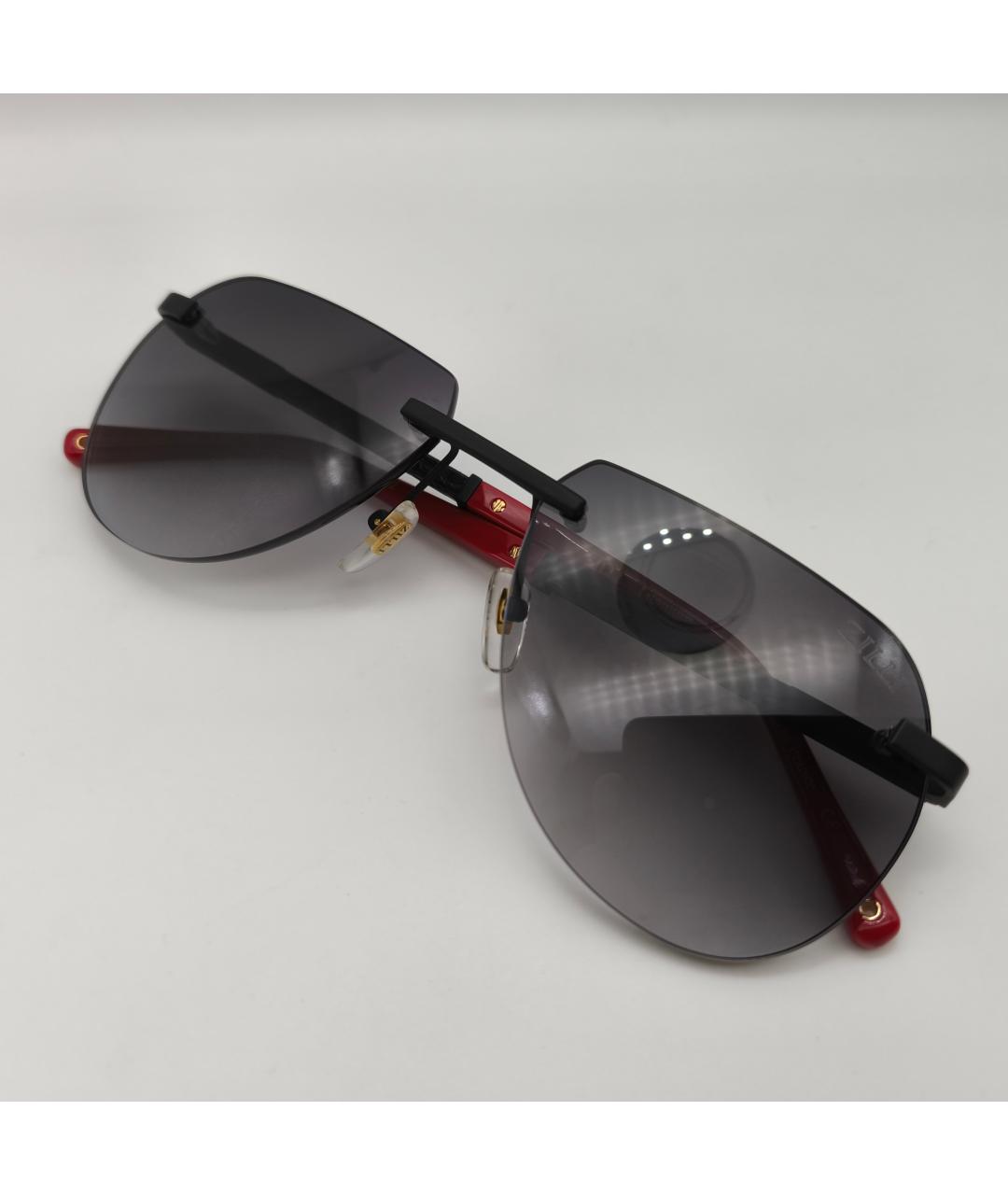 ZILLI Черные солнцезащитные очки, фото 4