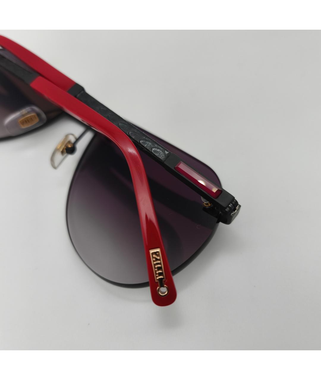 ZILLI Черные солнцезащитные очки, фото 5