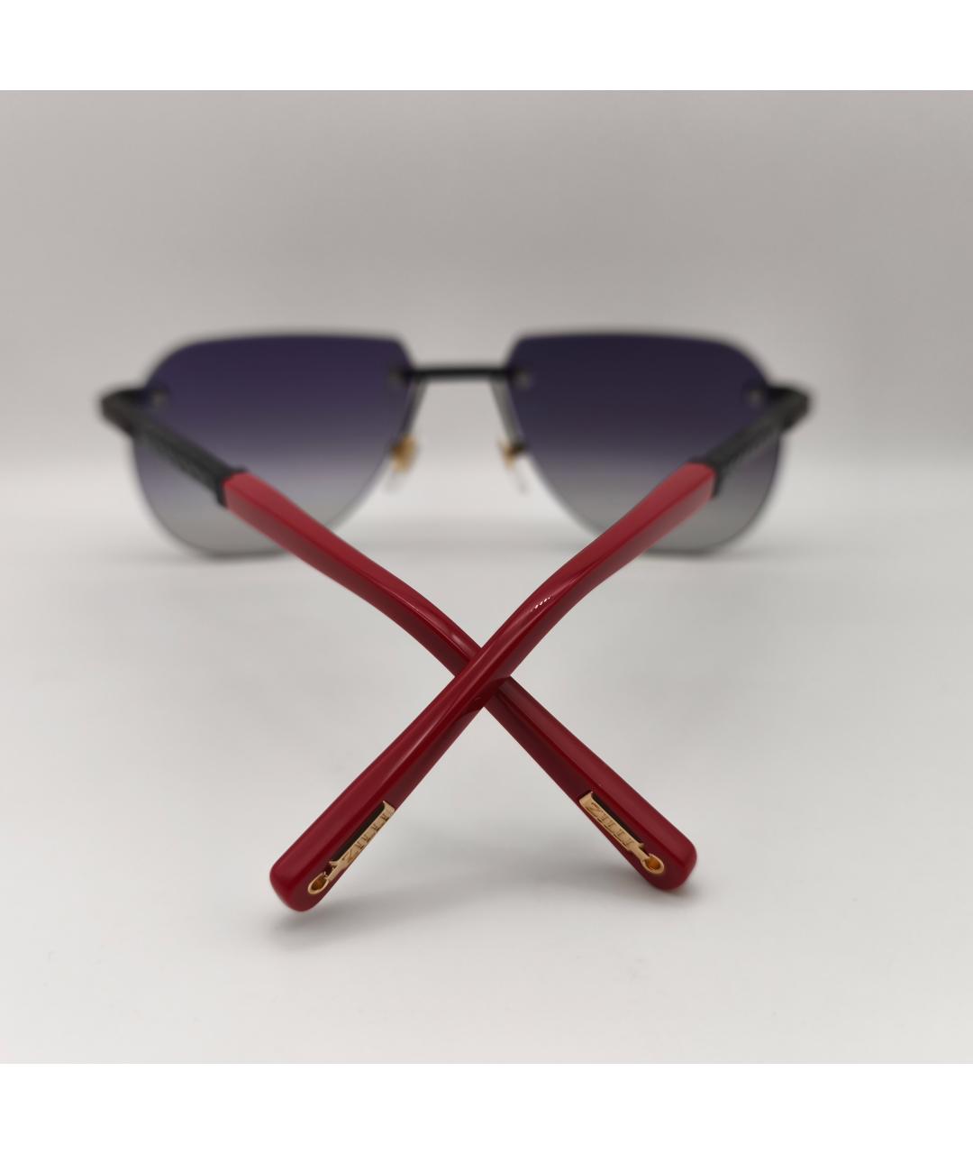 ZILLI Черные солнцезащитные очки, фото 3