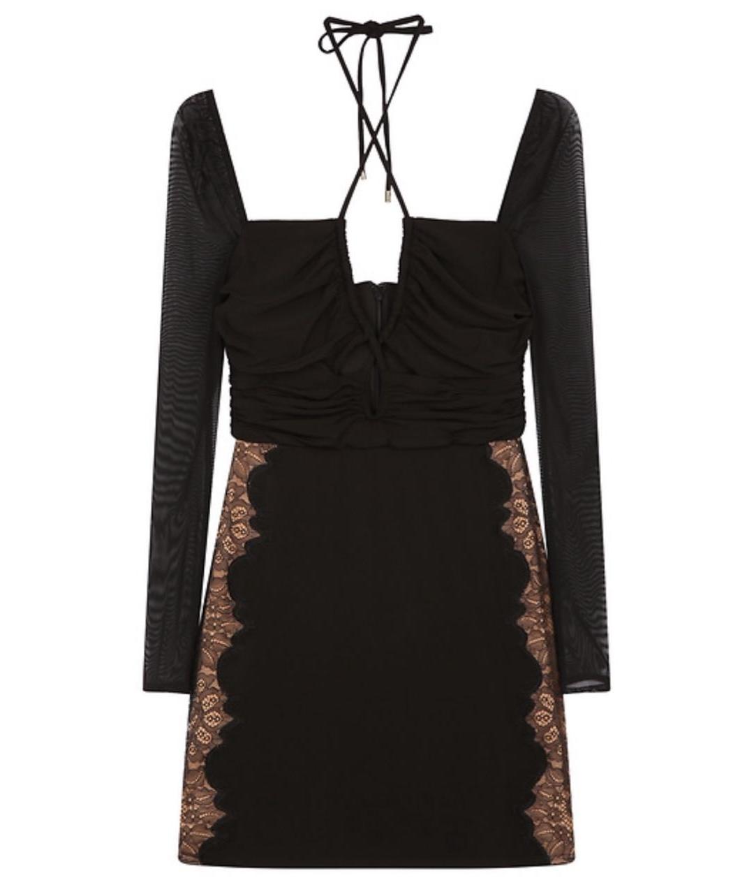 SELF-PORTRAIT Черное коктейльное платье, фото 4