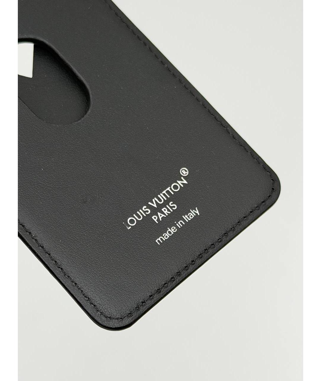 LOUIS VUITTON Коричневый кожаный кардхолдер, фото 4