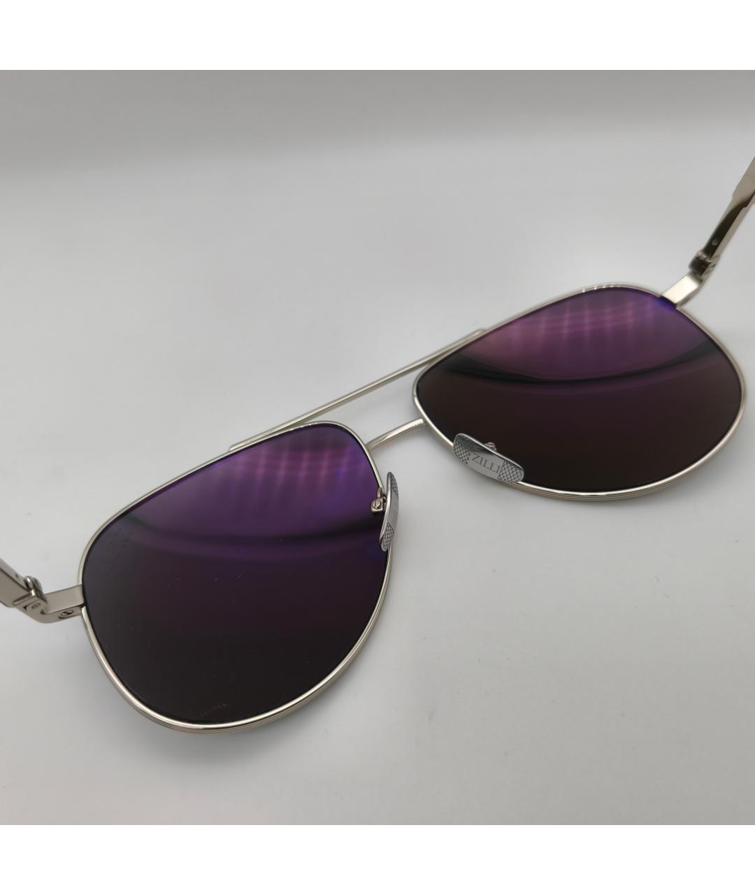 ZILLI Серебряные солнцезащитные очки, фото 4