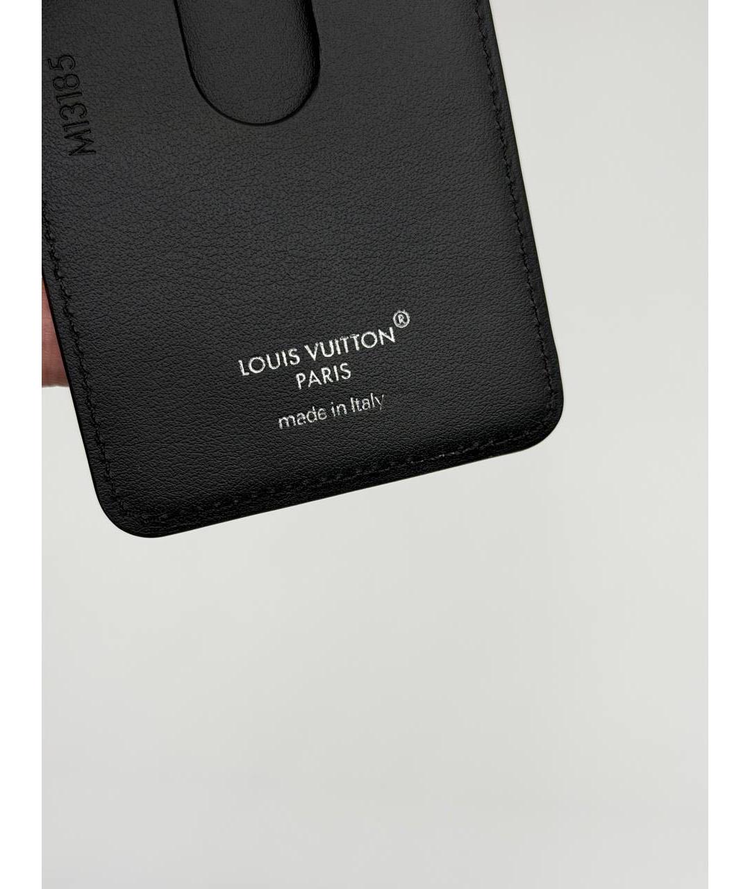 LOUIS VUITTON Коричневый кожаный кардхолдер, фото 4