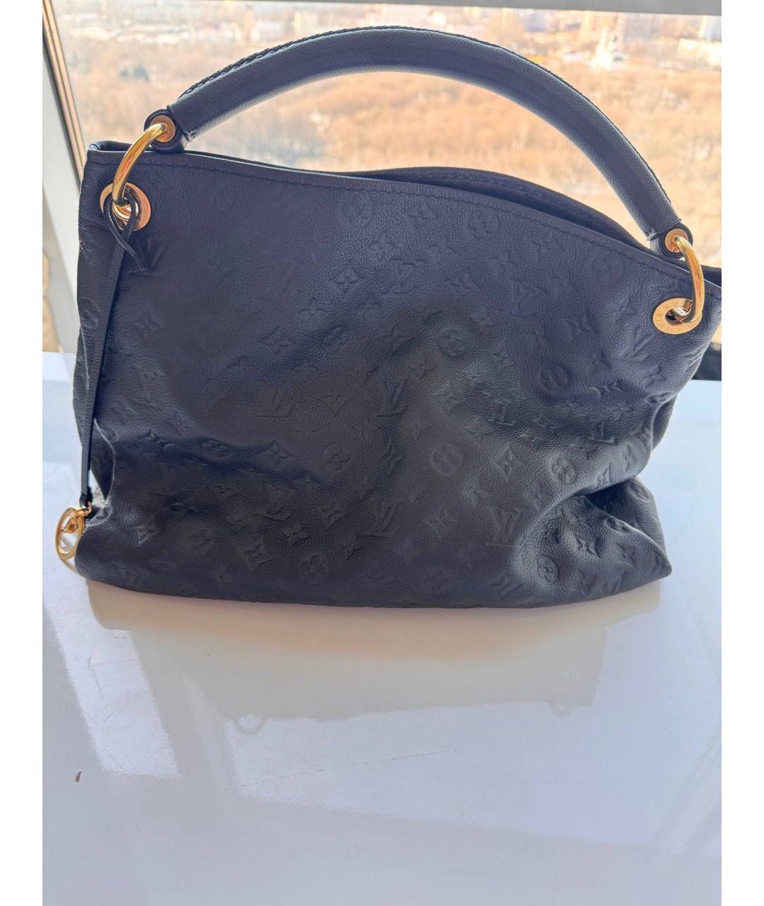 LOUIS VUITTON Черная сумка тоут из лакированной кожи, фото 3