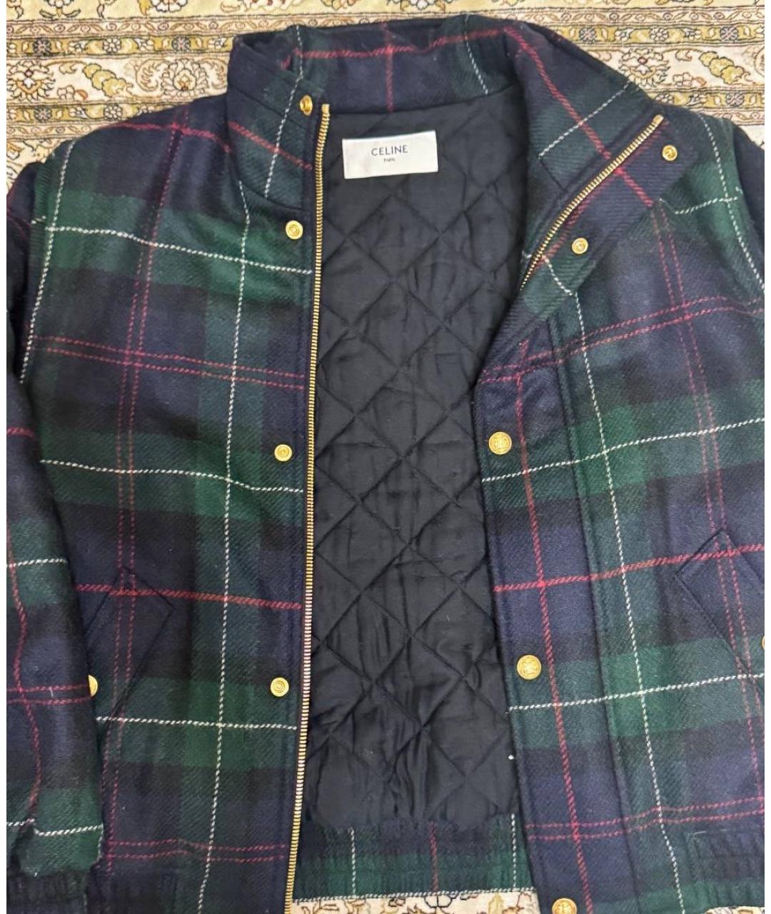 CELINE Мульти шерстяная куртка, фото 3