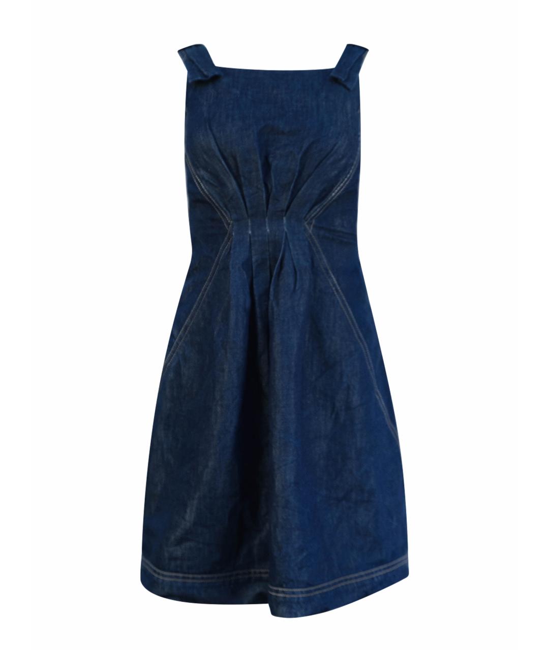 LOUIS VUITTON Темно-синее деним повседневное платье, фото 1