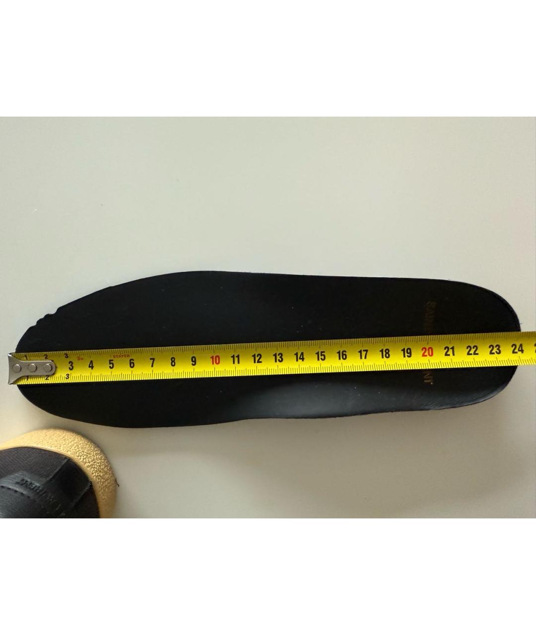 SAINT LAURENT Черные текстильные кеды, фото 8