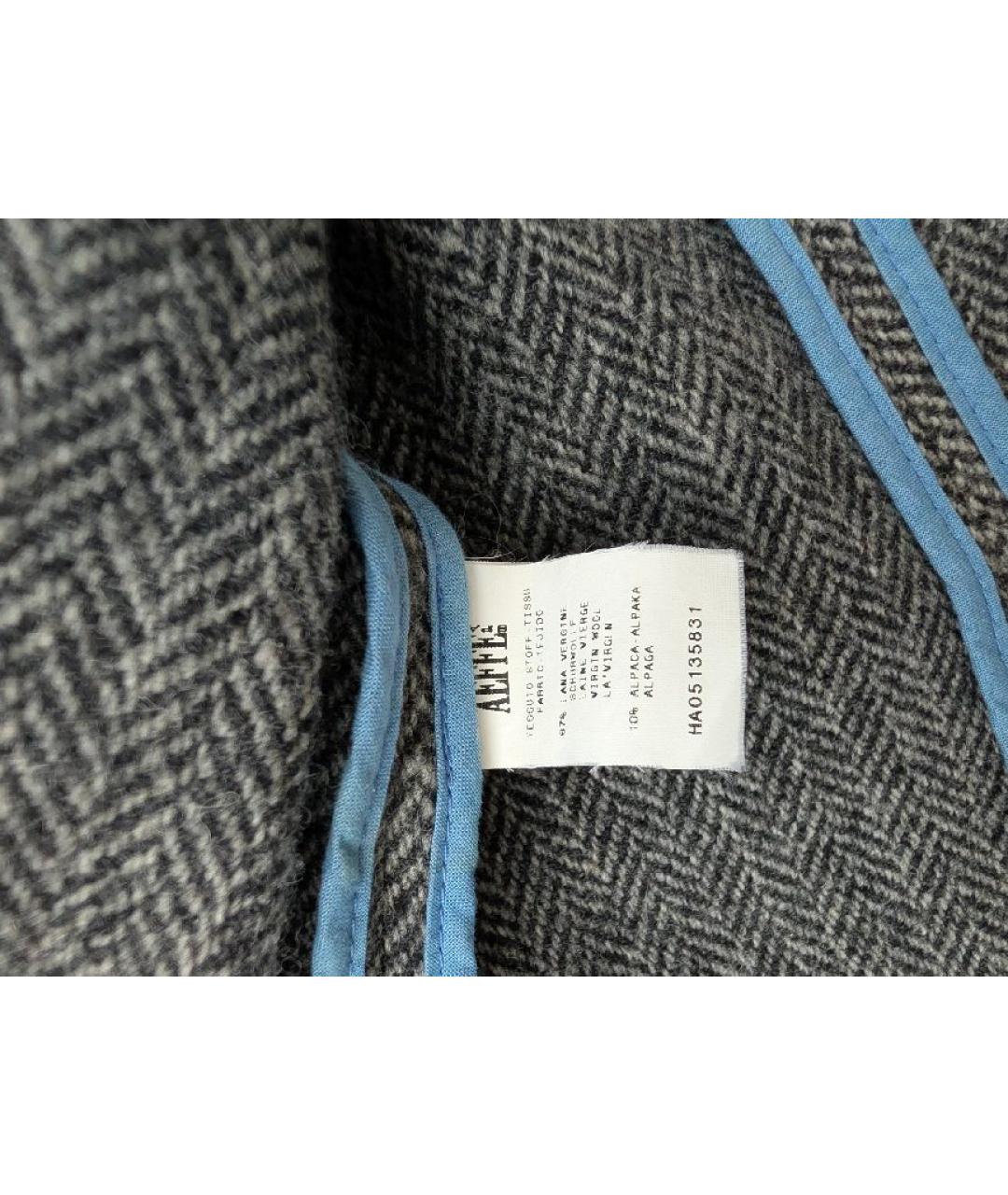 MOSCHINO Серый шерстяной жакет/пиджак, фото 5