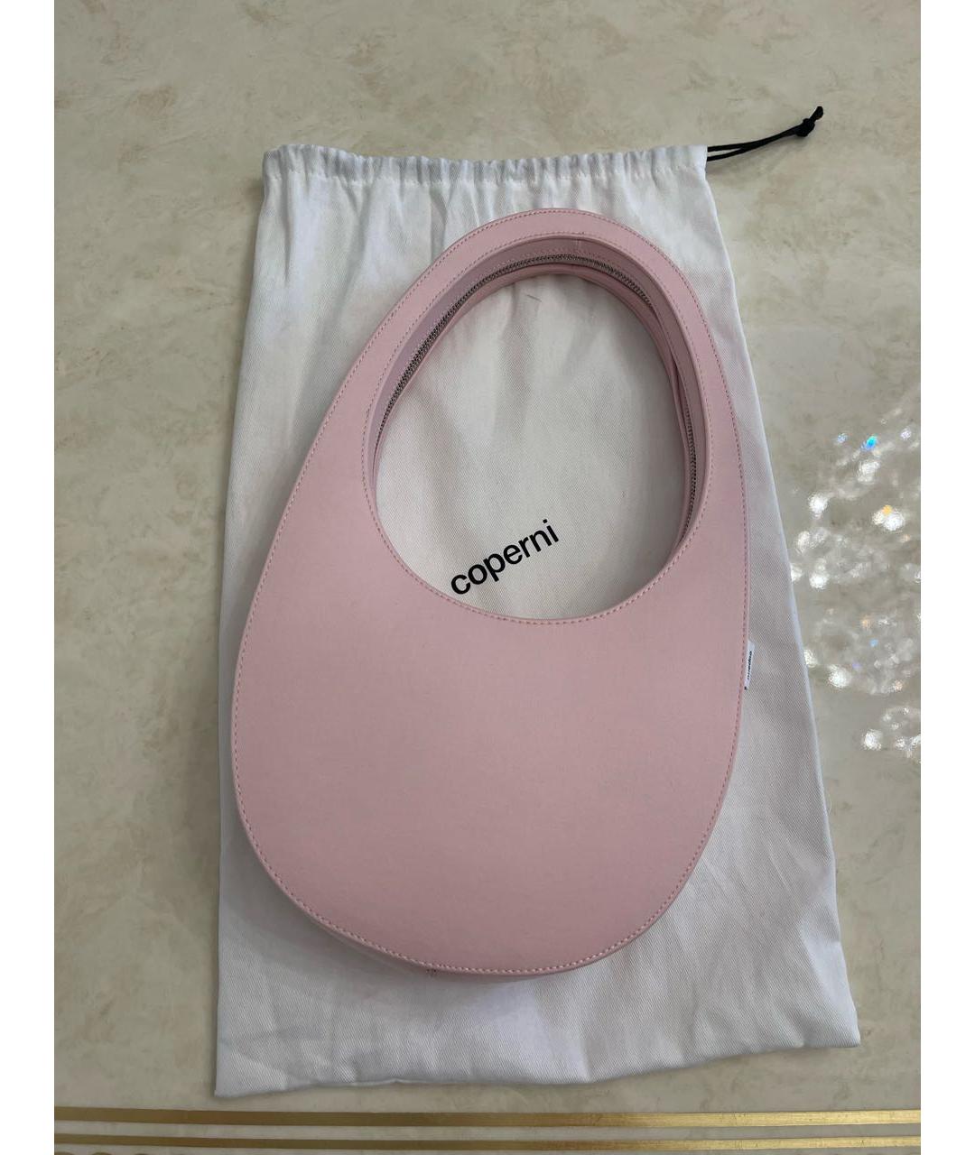 COPERNI Розовая тканевая сумка с короткими ручками, фото 5