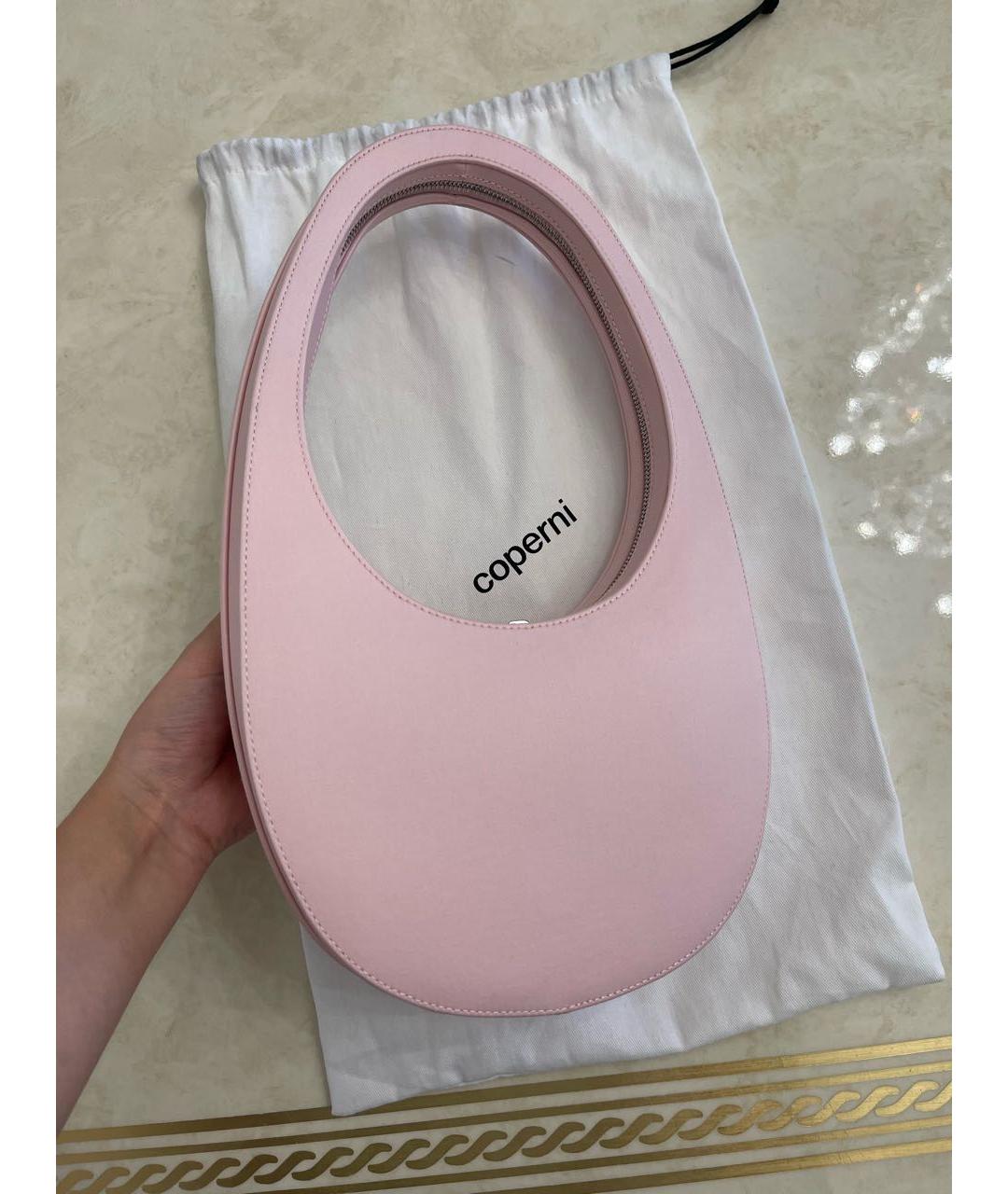COPERNI Розовая тканевая сумка с короткими ручками, фото 2