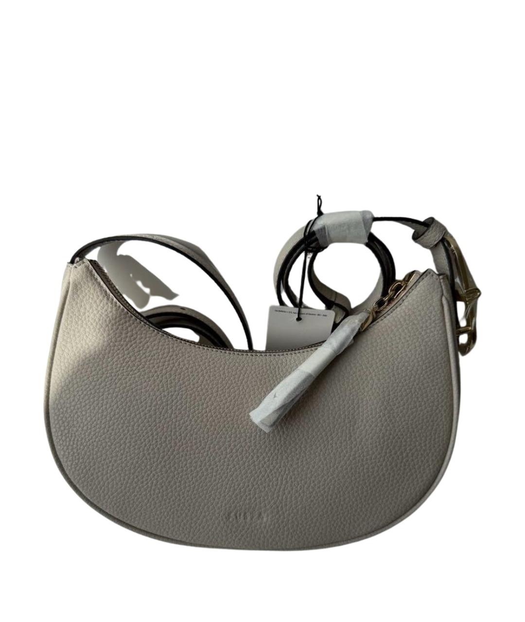 FURLA Бежевая кожаная сумка через плечо, фото 1