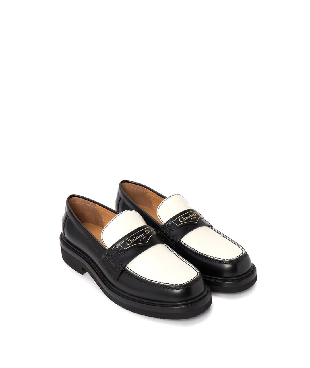 CHRISTIAN DIOR Кожаные лоферы, фото 2