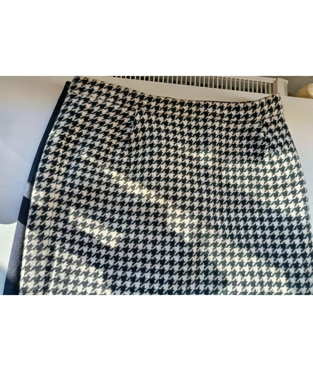 MAX MARA Черная шерстяная юбка миди, фото 7