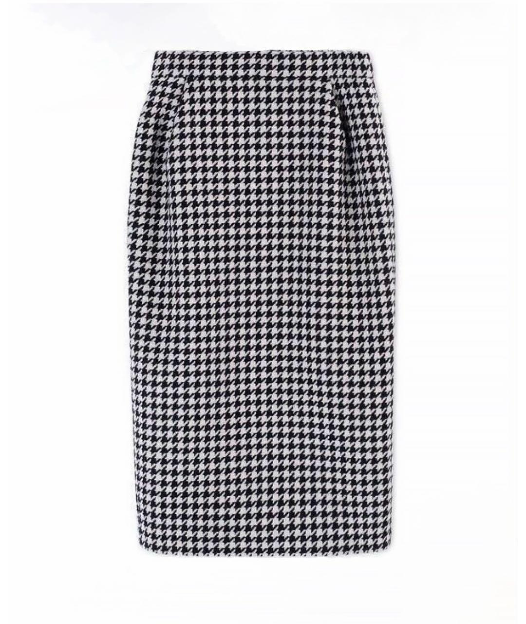 MAX MARA Черная шерстяная юбка миди, фото 8