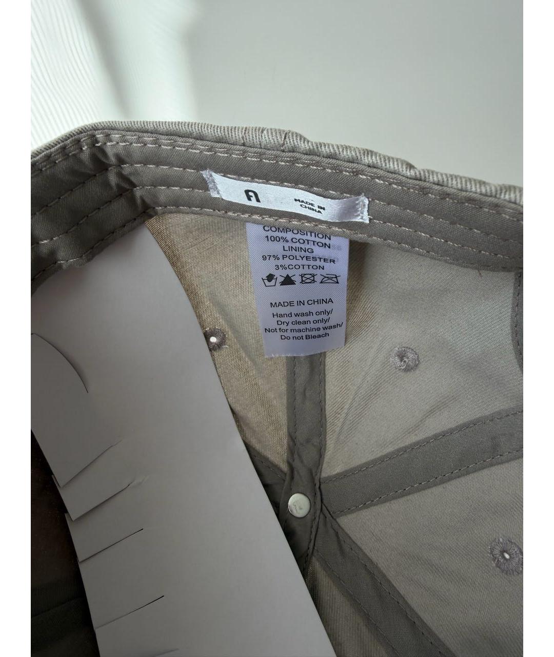 FURLA Бежевая хлопковая кепка, фото 3