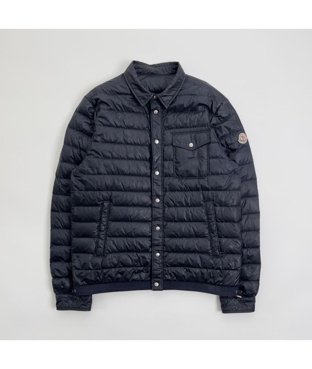 MONCLER Черная полиамидовая куртка, фото 7