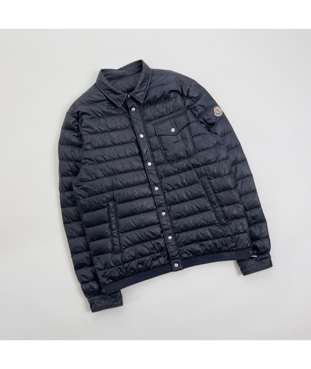 MONCLER Черная полиамидовая куртка, фото 6