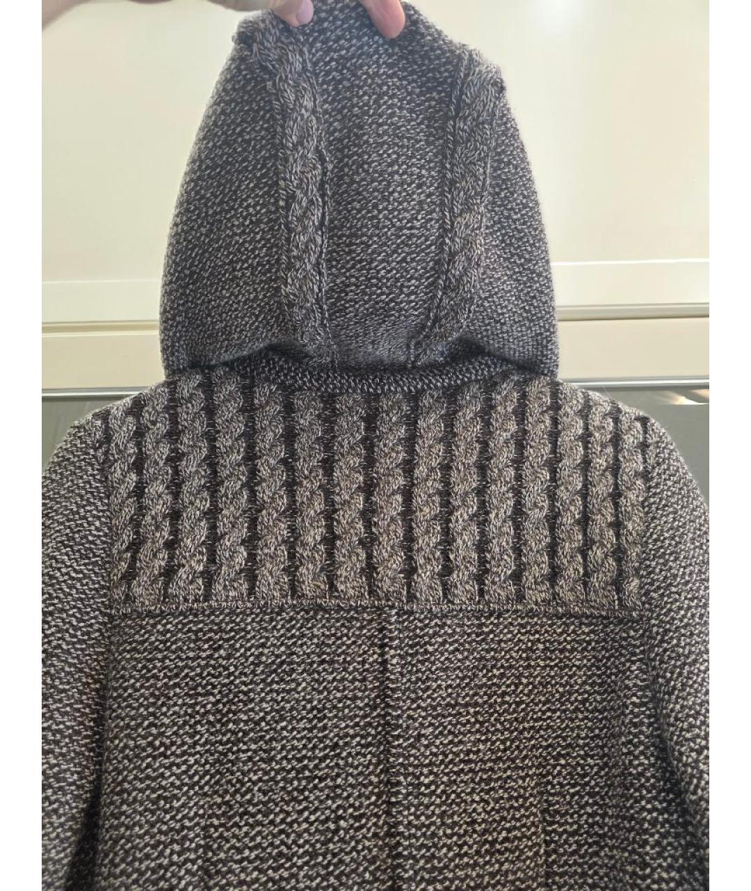 CHRISTIAN DIOR Коричневое шерстяное пальто, фото 7