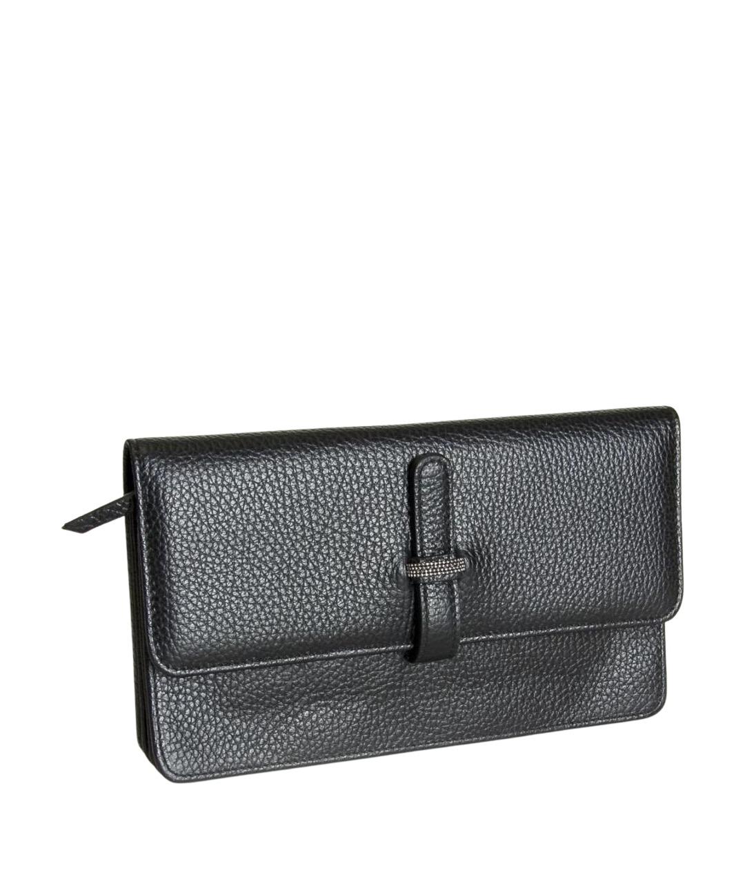 FABIANA FILIPPI Черный кожаный кошелек, фото 1