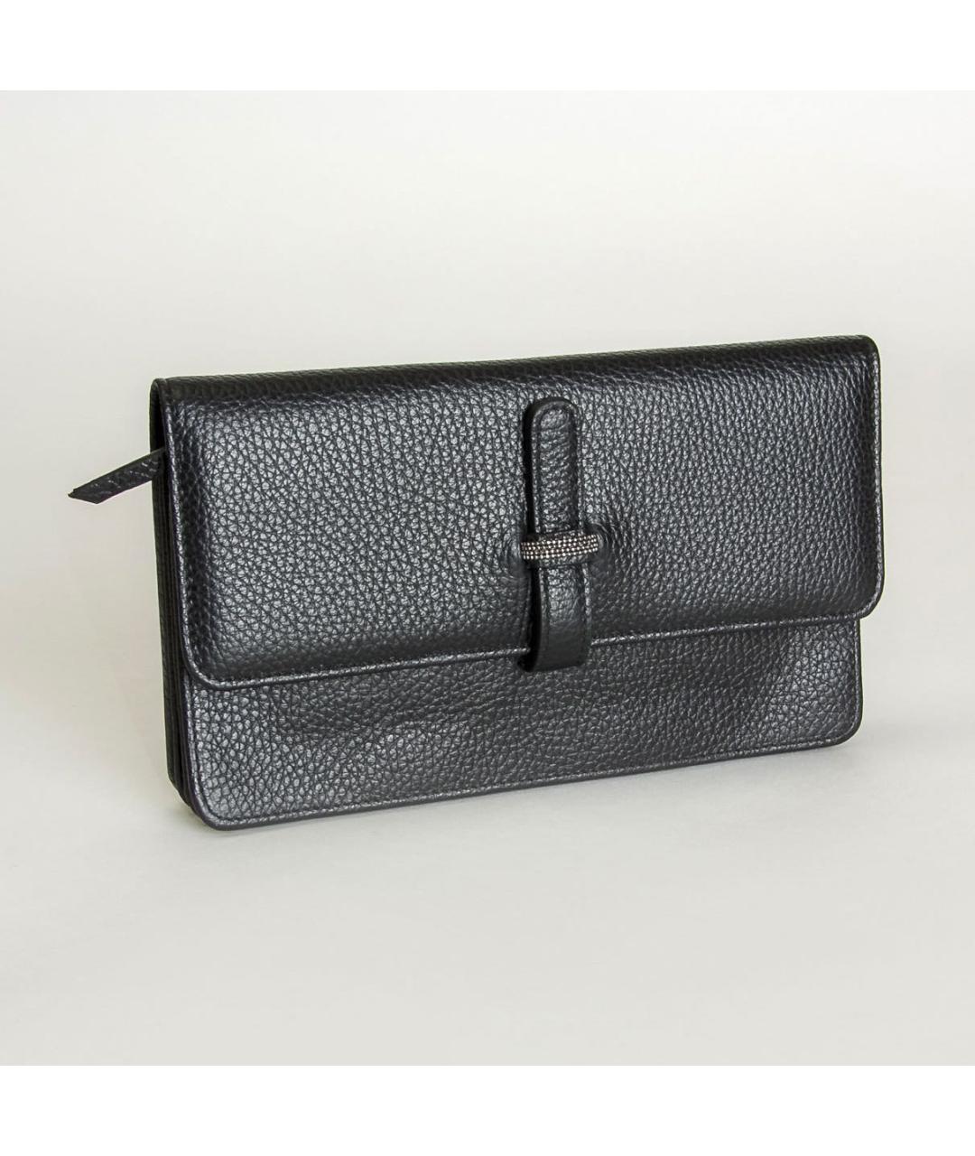 FABIANA FILIPPI Черный кожаный кошелек, фото 9