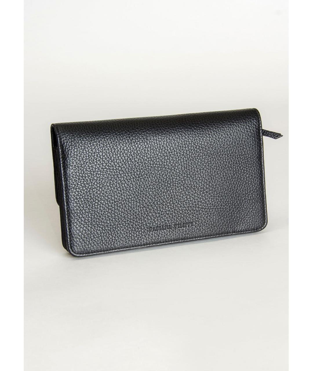 FABIANA FILIPPI Черный кожаный кошелек, фото 3