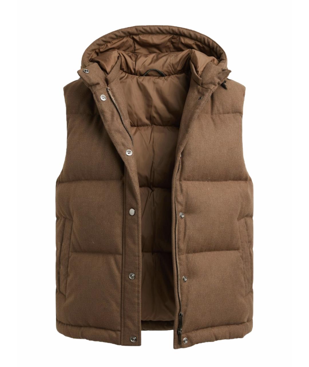 12 STOREEZ Коричневый жилет, фото 1