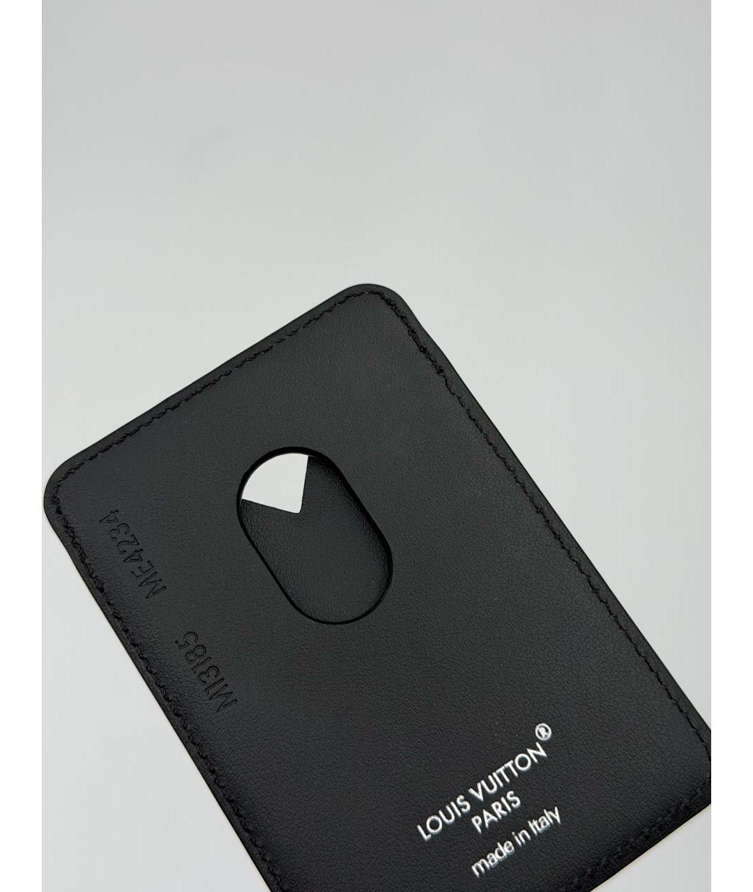 LOUIS VUITTON Коричневый кожаный кардхолдер, фото 5