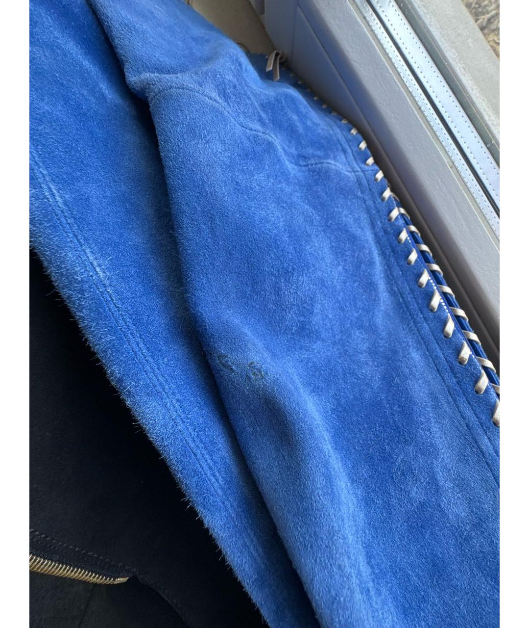 CASADEI Синие замшевые ботфорты, фото 7
