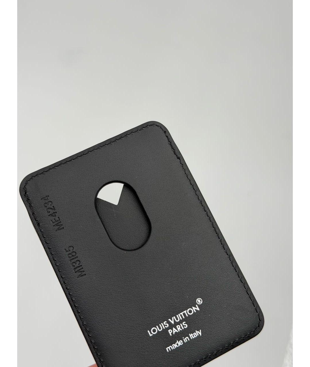 LOUIS VUITTON Коричневый кожаный кардхолдер, фото 4