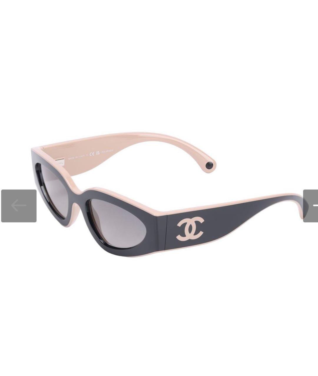 CHANEL Розовые солнцезащитные очки, фото 3