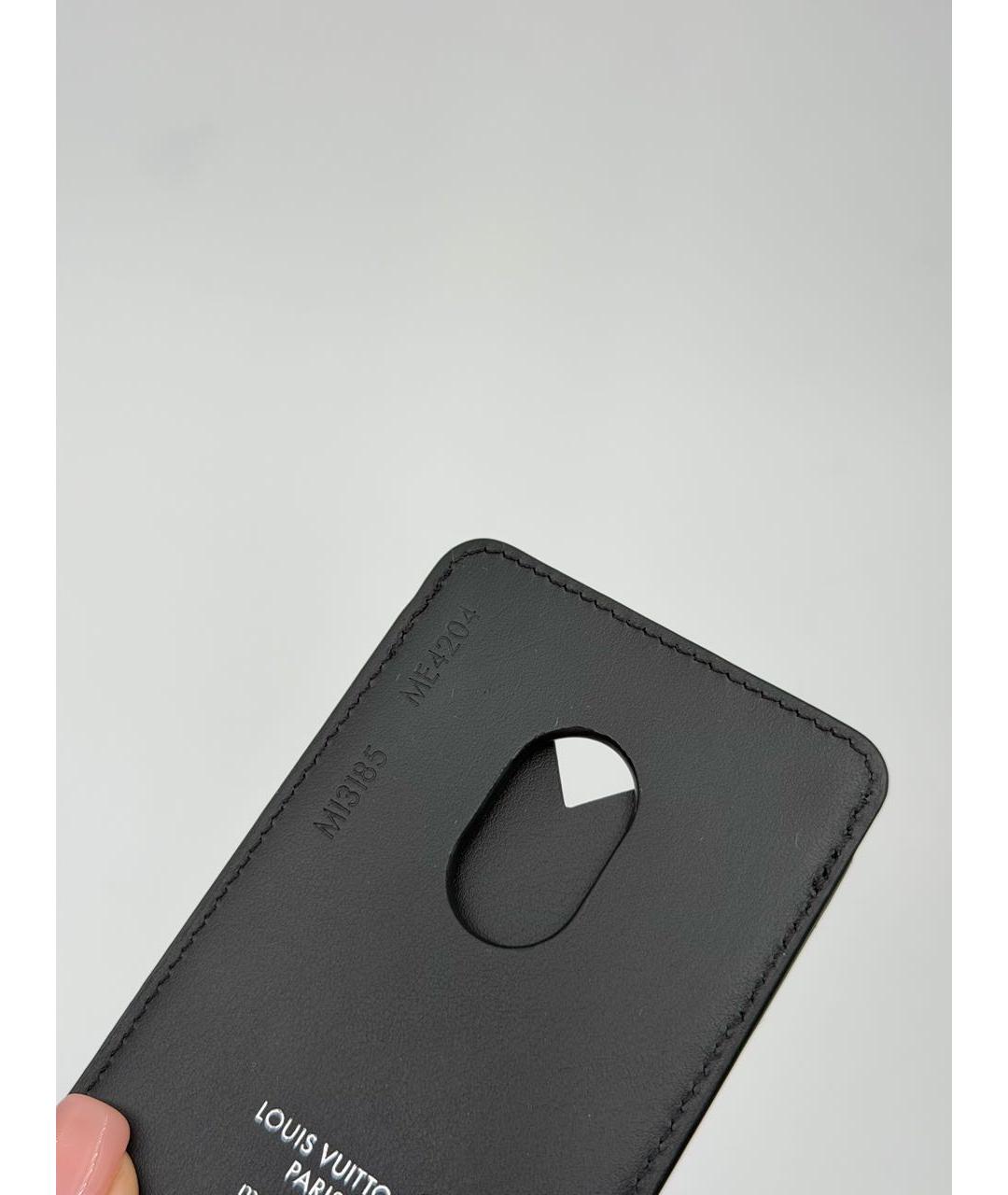 LOUIS VUITTON Коричневый кожаный кардхолдер, фото 4