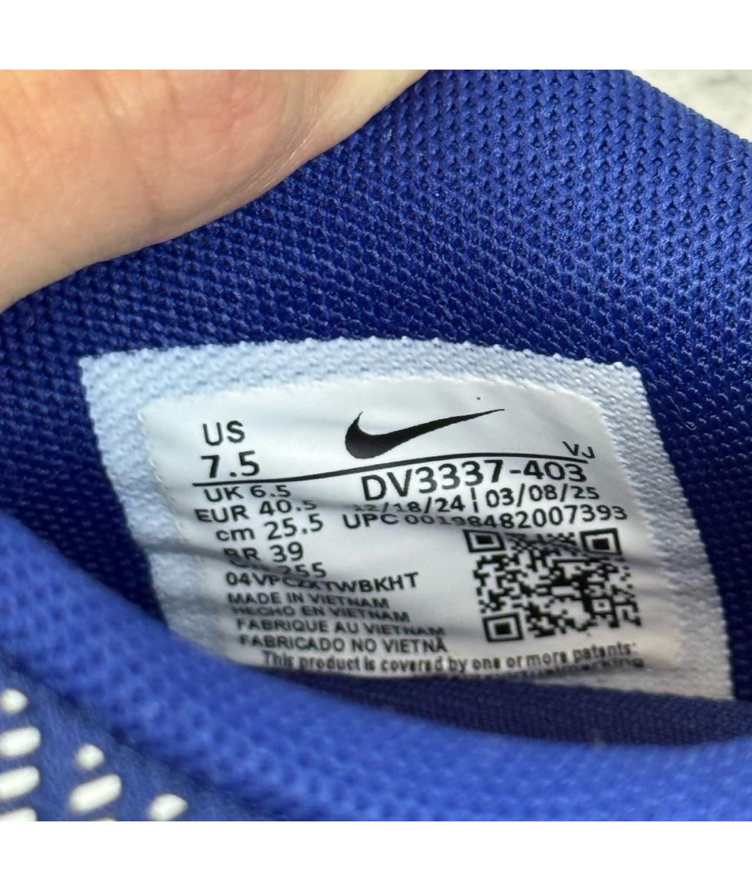 NIKE Синие низкие кроссовки / кеды, фото 8