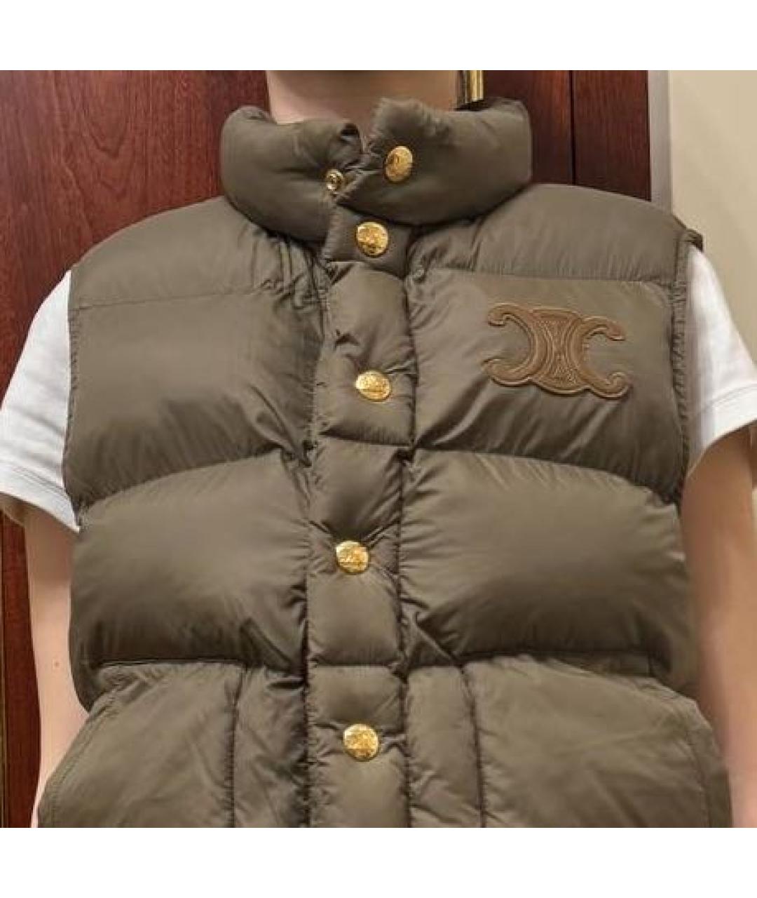 CELINE Хаки жилет, фото 2