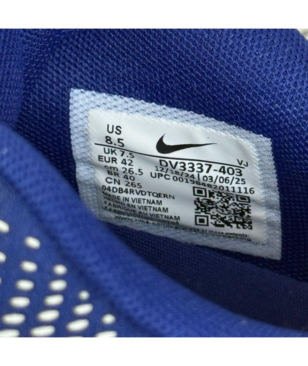 NIKE Синие низкие кроссовки / кеды, фото 8