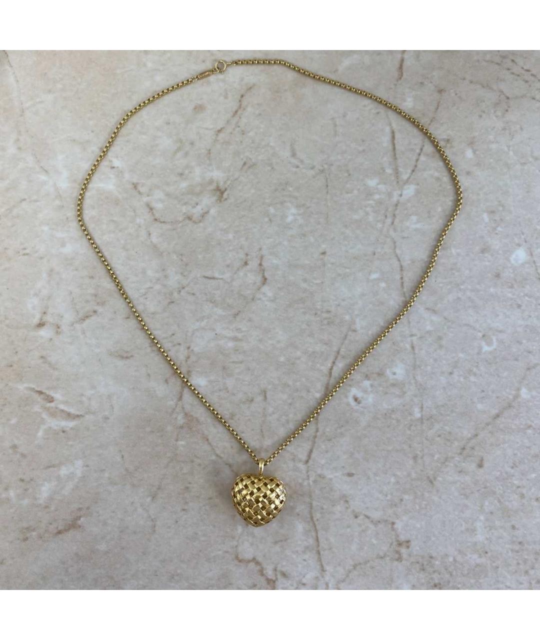 TIFFANY&CO Золотая подвеска из желтого золота, фото 2