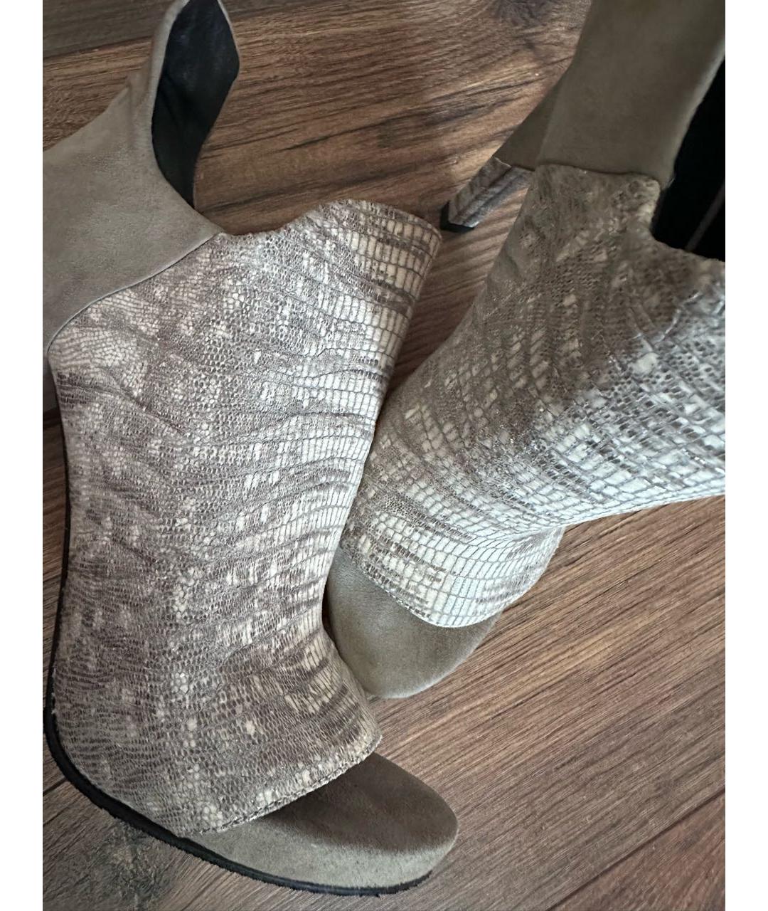 ALEXANDER WANG Серые замшевые туфли, фото 5