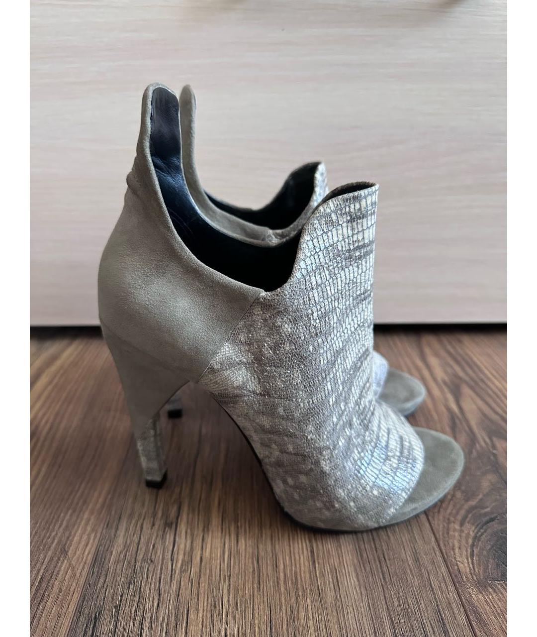 ALEXANDER WANG Серые замшевые туфли, фото 8