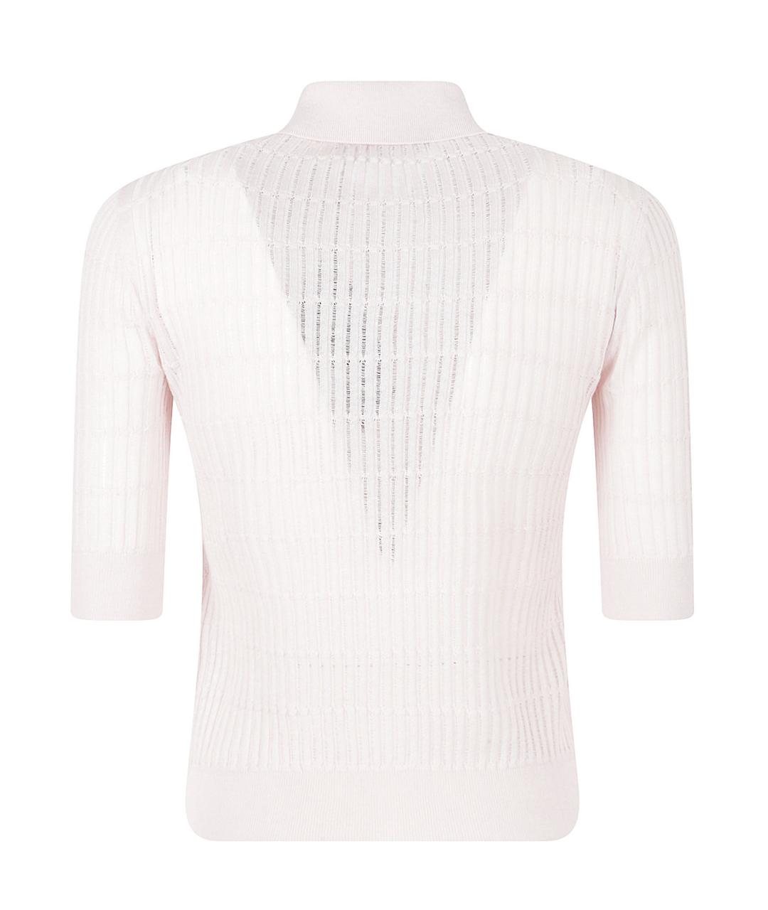 MAX MARA STUDIO Розовая футболка, фото 3