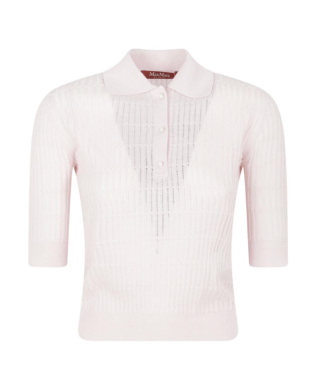 MAX MARA STUDIO Розовая футболка, фото 1